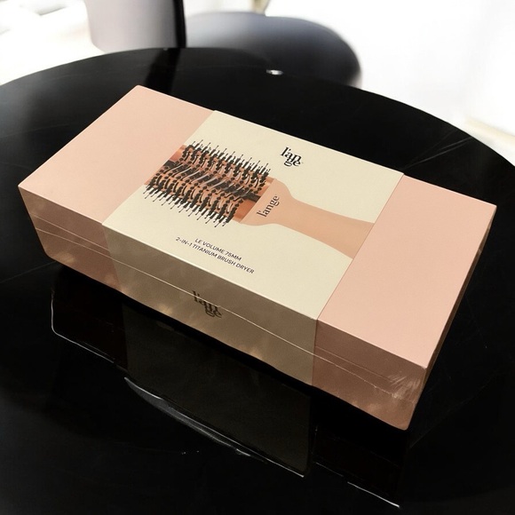 L'ange Hair Volumizing Brush with Dryer- Blush